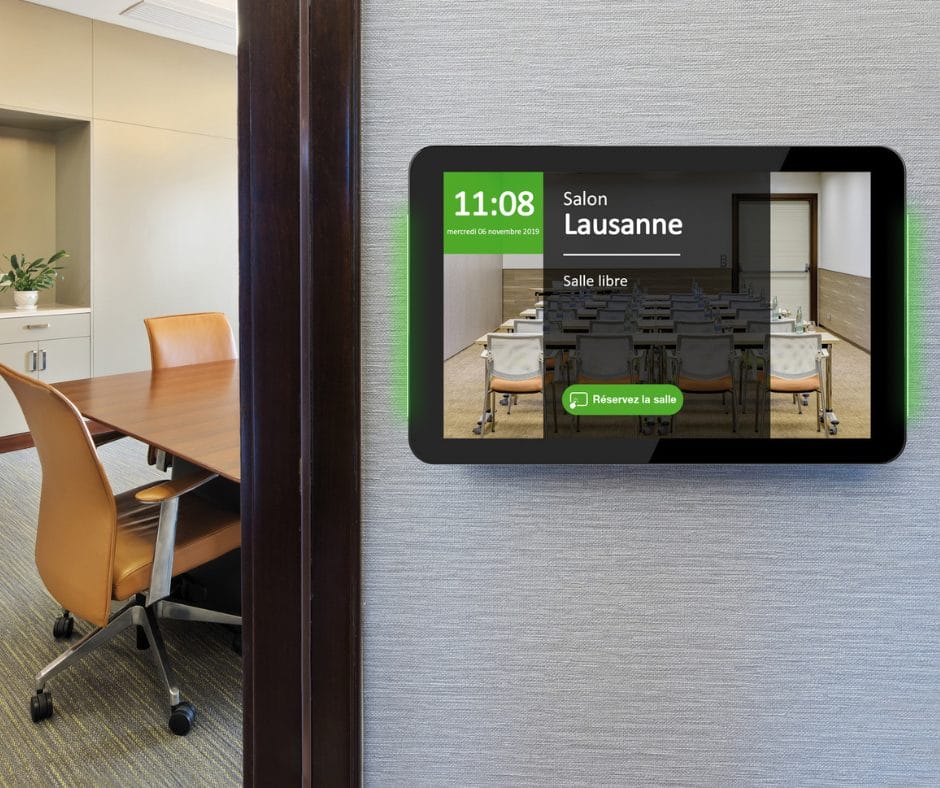 Roombooking affichage dynamique interactif