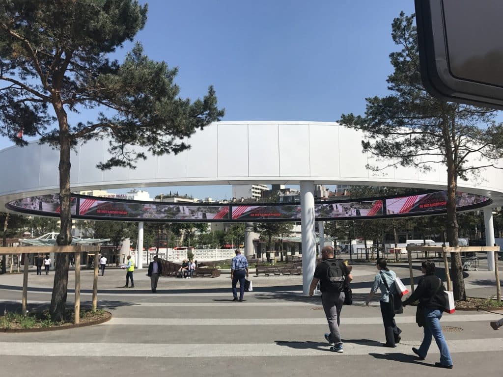 Image d'une installation TVTools pour un système de guidage à VIPARIS.