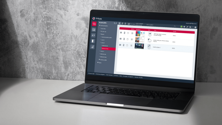TVTools logiciel affichage dynamique sans limite