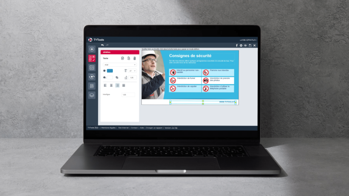 Interface tvtools webaccess editeur graphique